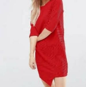 Asos Petite Asymmertic Shift Dress